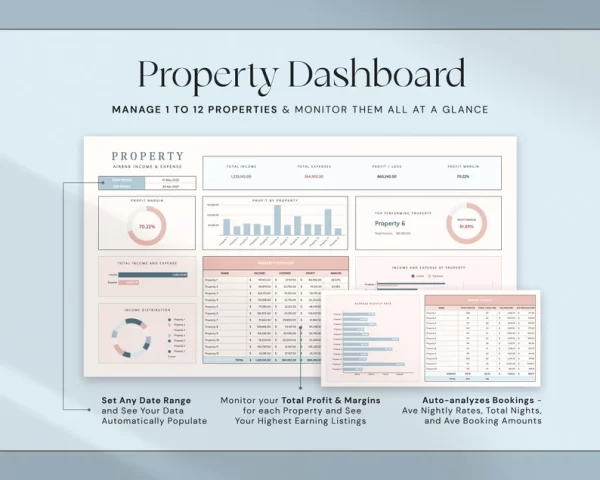 Airbnb Rental Income & Expense Tracker